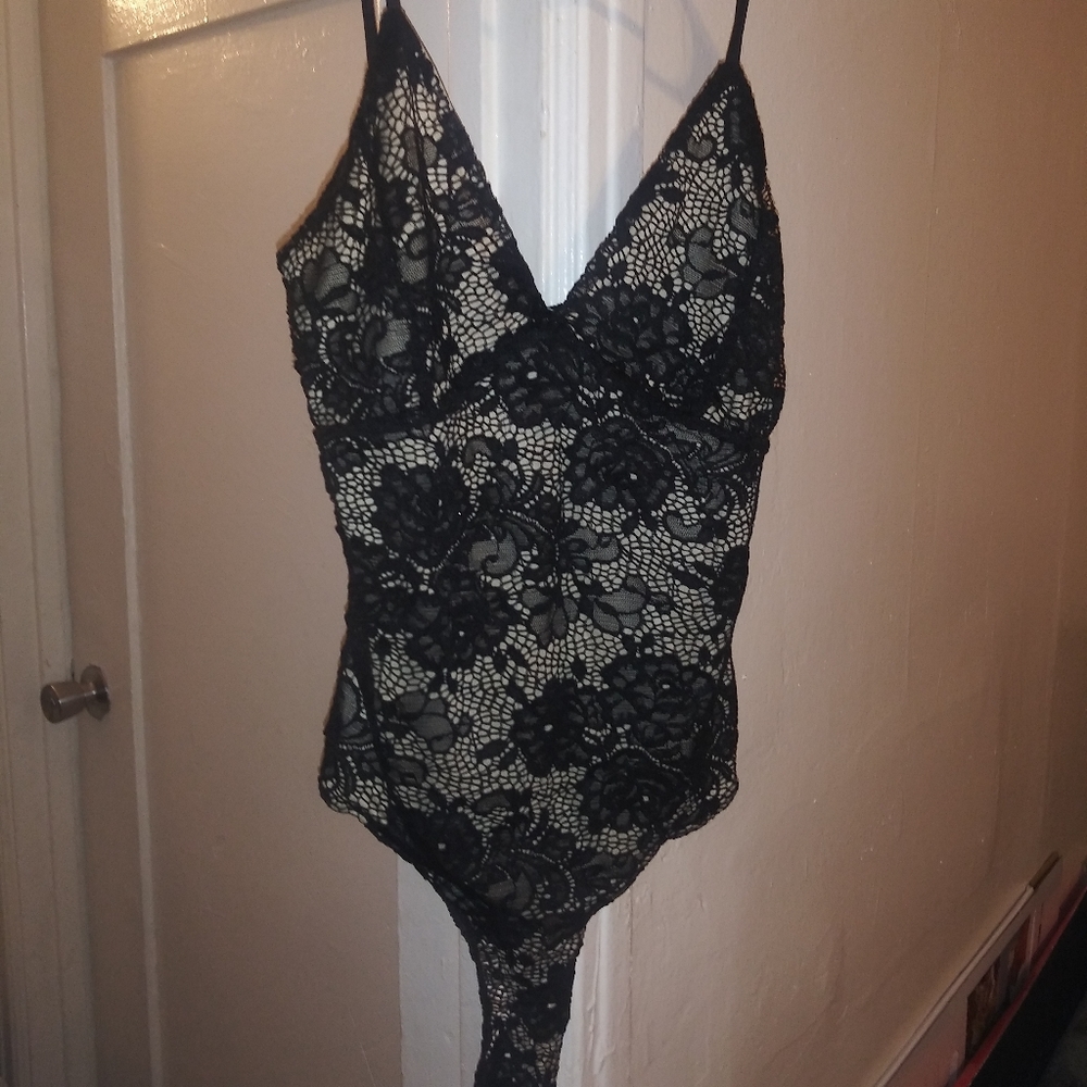 Black Lace Bodysuit